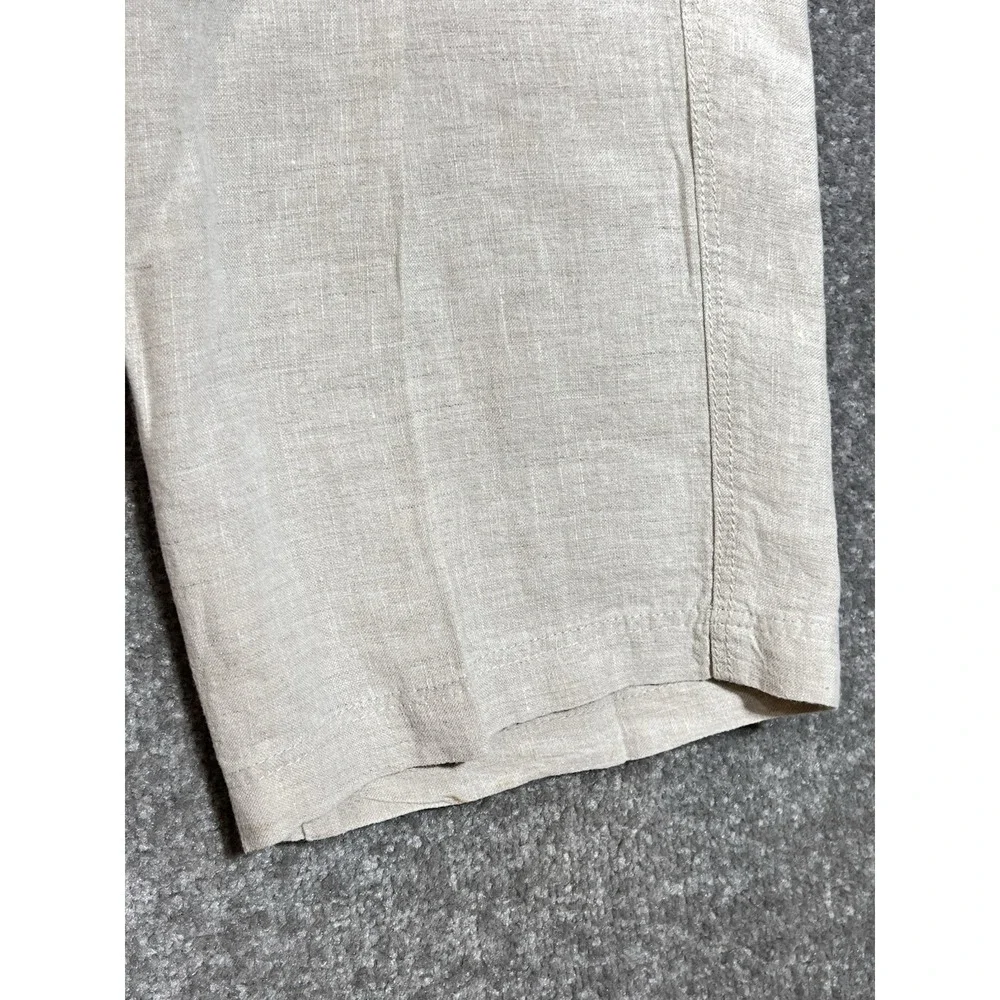 Tommy Bahama Relax Linen Cargo Pants Mens Size XXL Beige Straight Leg Pockets